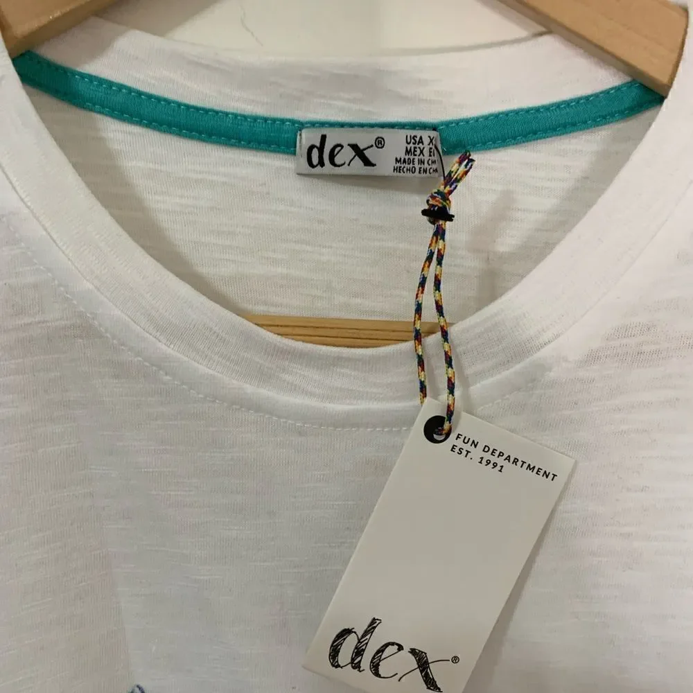 NWT Lot of 2 DEX Clothing Size XL T-Shirt and Sweatshirt